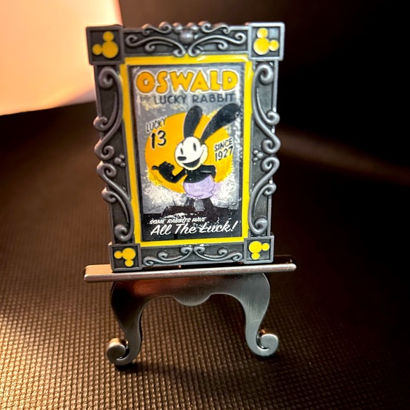 Disney Accessories - Disney Collectible pin Oswald The Lucky Rabbit 2013 jumbo portrait pin! LE stand